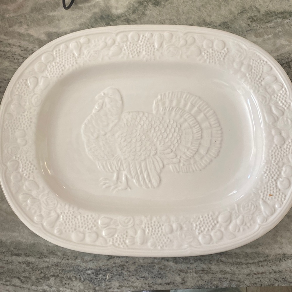 Martha Stewart 2008 18" Turkey Platter